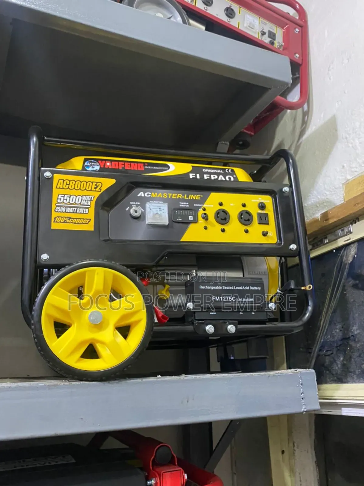 Original 5.5kva Elepaq Ac Master Silent Noisy  Copper Coil