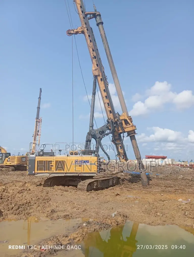 Piling Works Cfa, Bored Piles, Sheet Piling, Vibrohammer, Pile Hammer