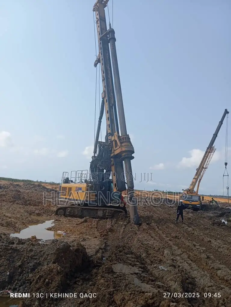 Piling Works Cfa, Bored Piles, Sheet Piling, Vibrohammer, Pile Hammer