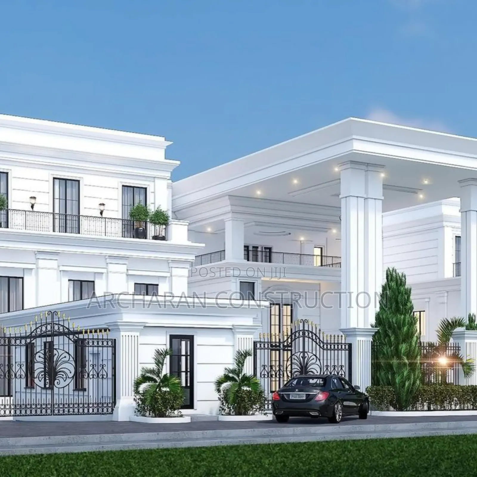 Duplex Classic Architectural Drawing for Palace