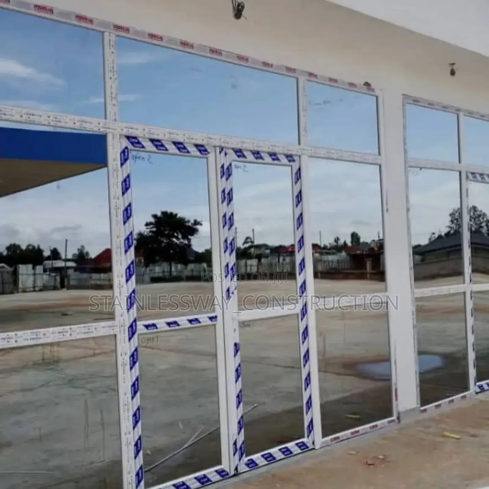 Office Partition With 6 Mm Glass and Aluminum Profile
