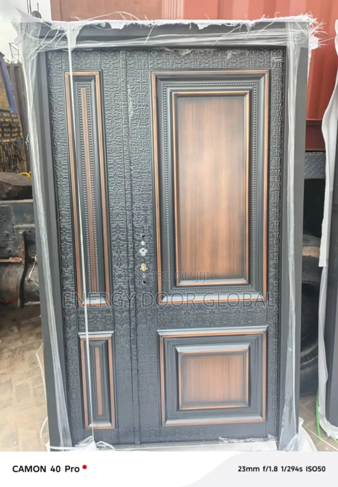 Heavy Entrance Security Copper Cast Door 4ft/7ft