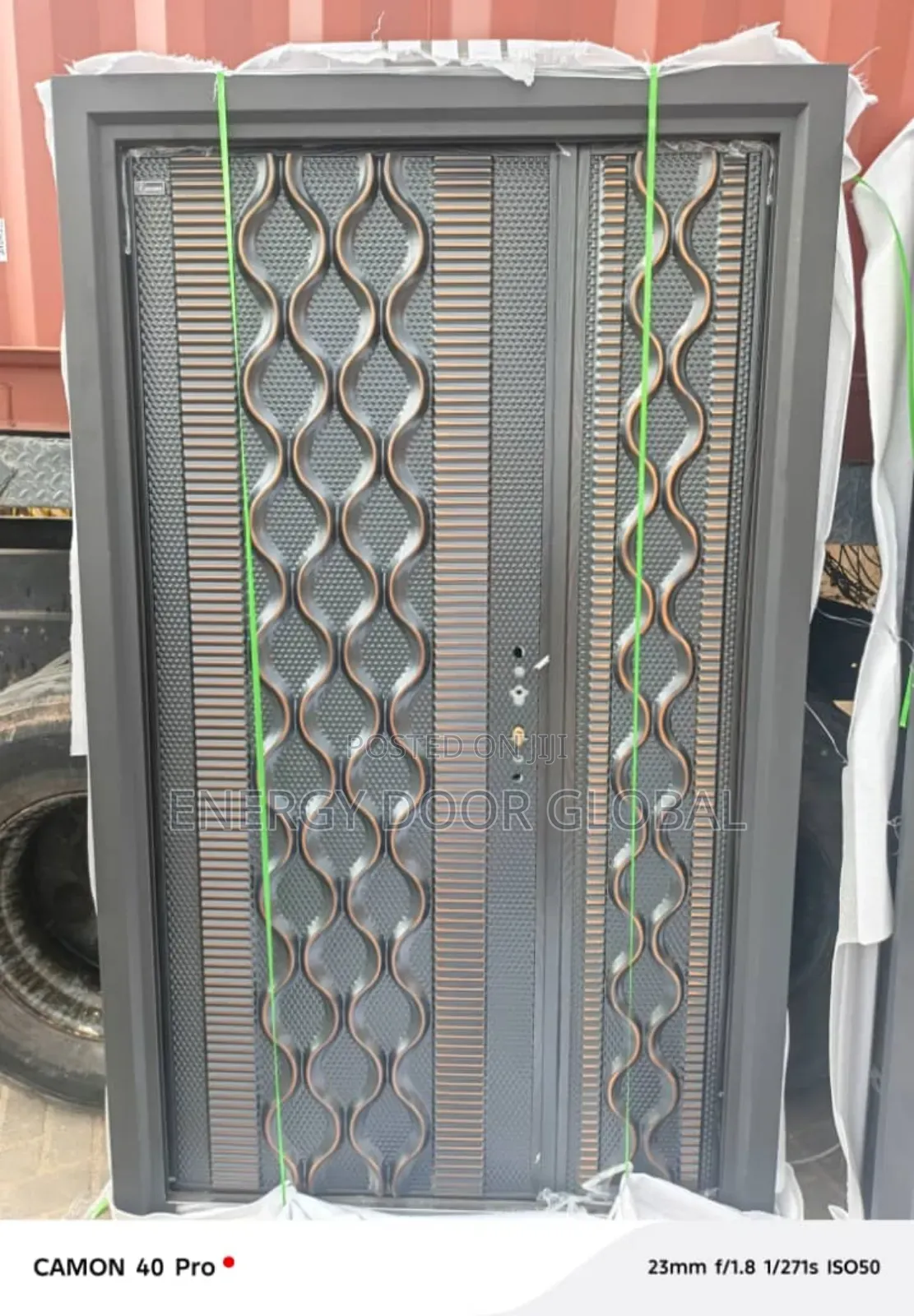Heavy Entrance Security Copper Cast Door 4ft/7ft