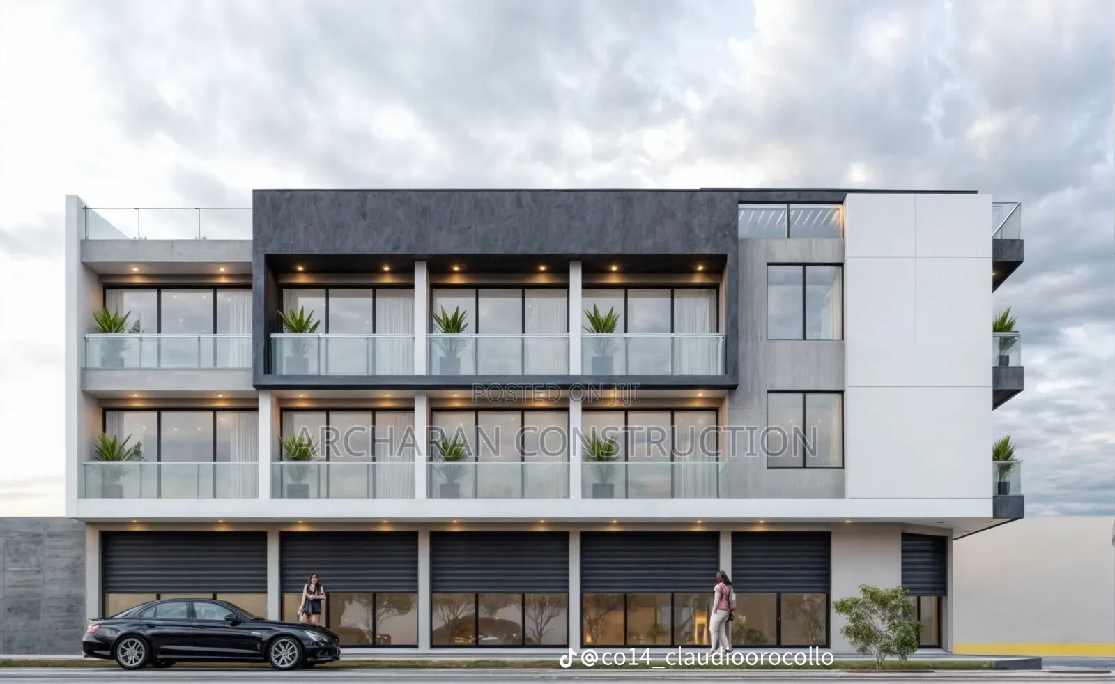 Semi Detached Duplex Design by Archaran Construction
