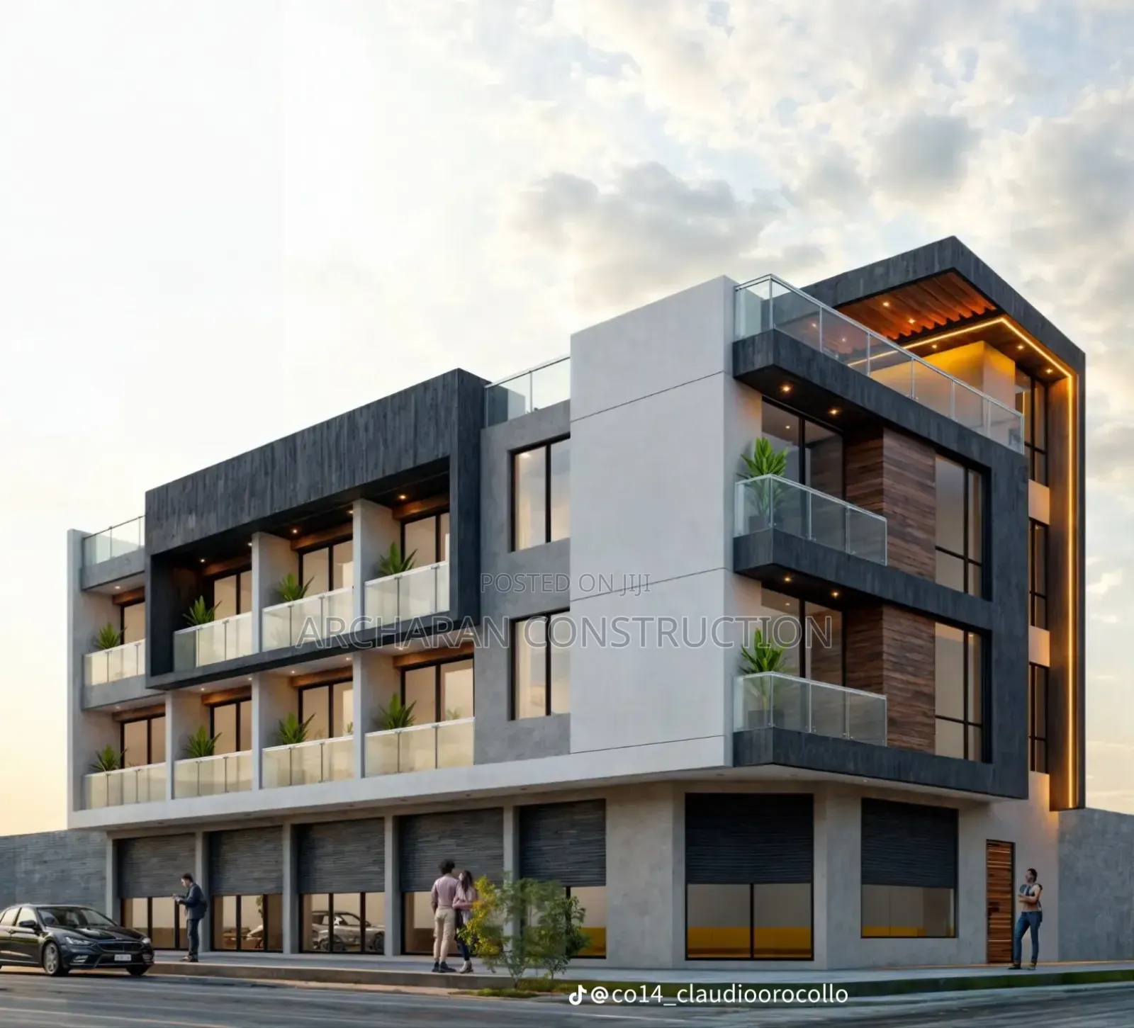 Semi Detached Duplex Design by Archaran Construction