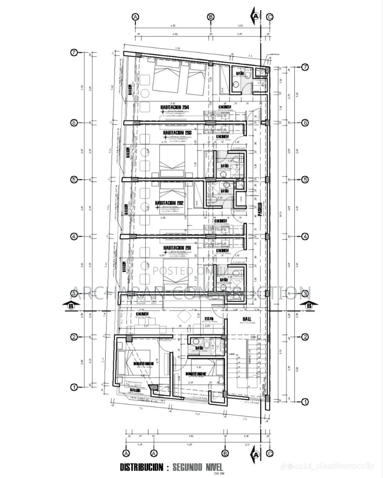 Semi Detached Duplex Design by Archaran Construction