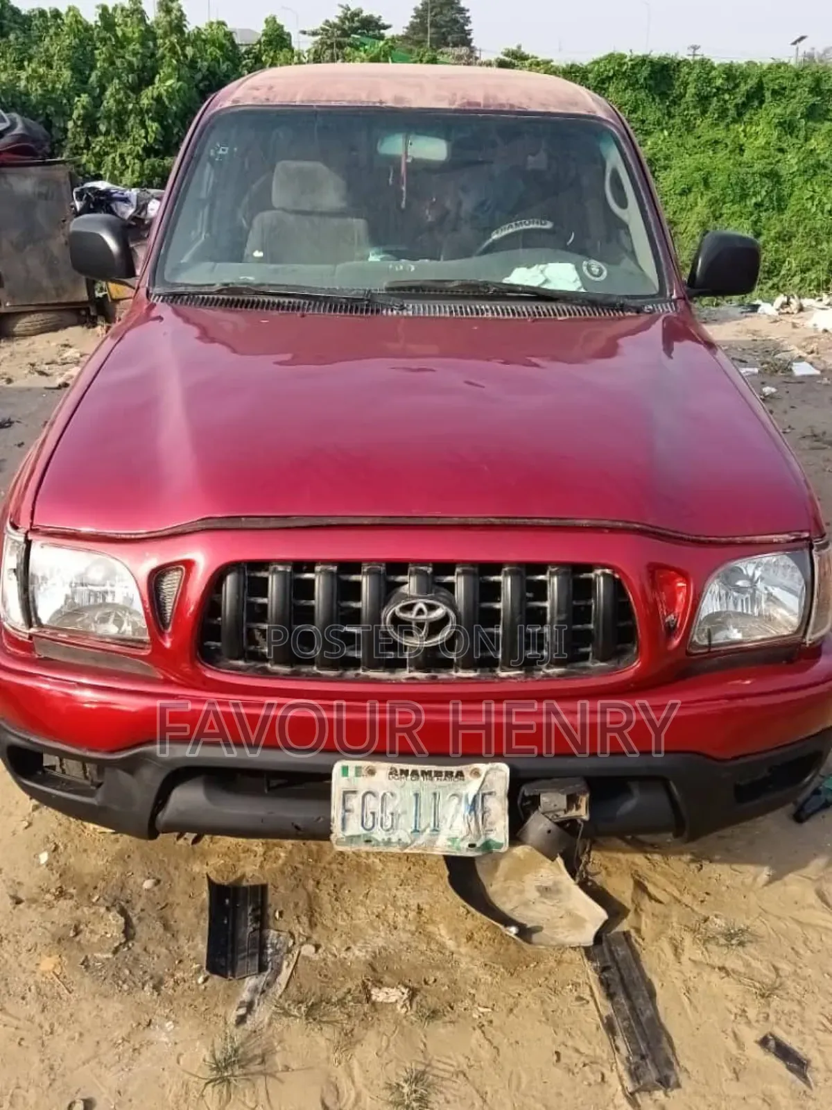 Toyota Tacoma 2002 Red