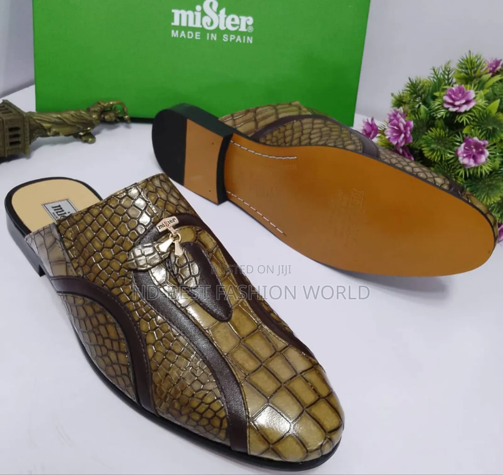 Pure Leather Mister Half Shoe
