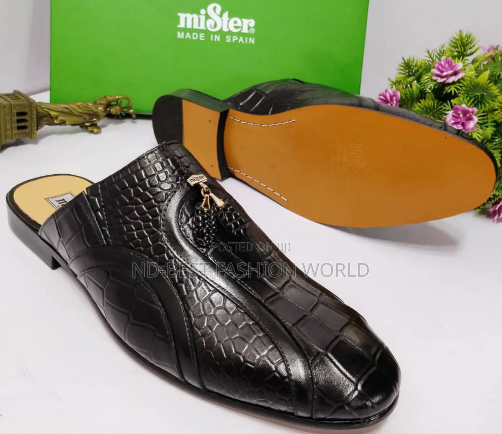 Pure Leather Mister Half Shoe