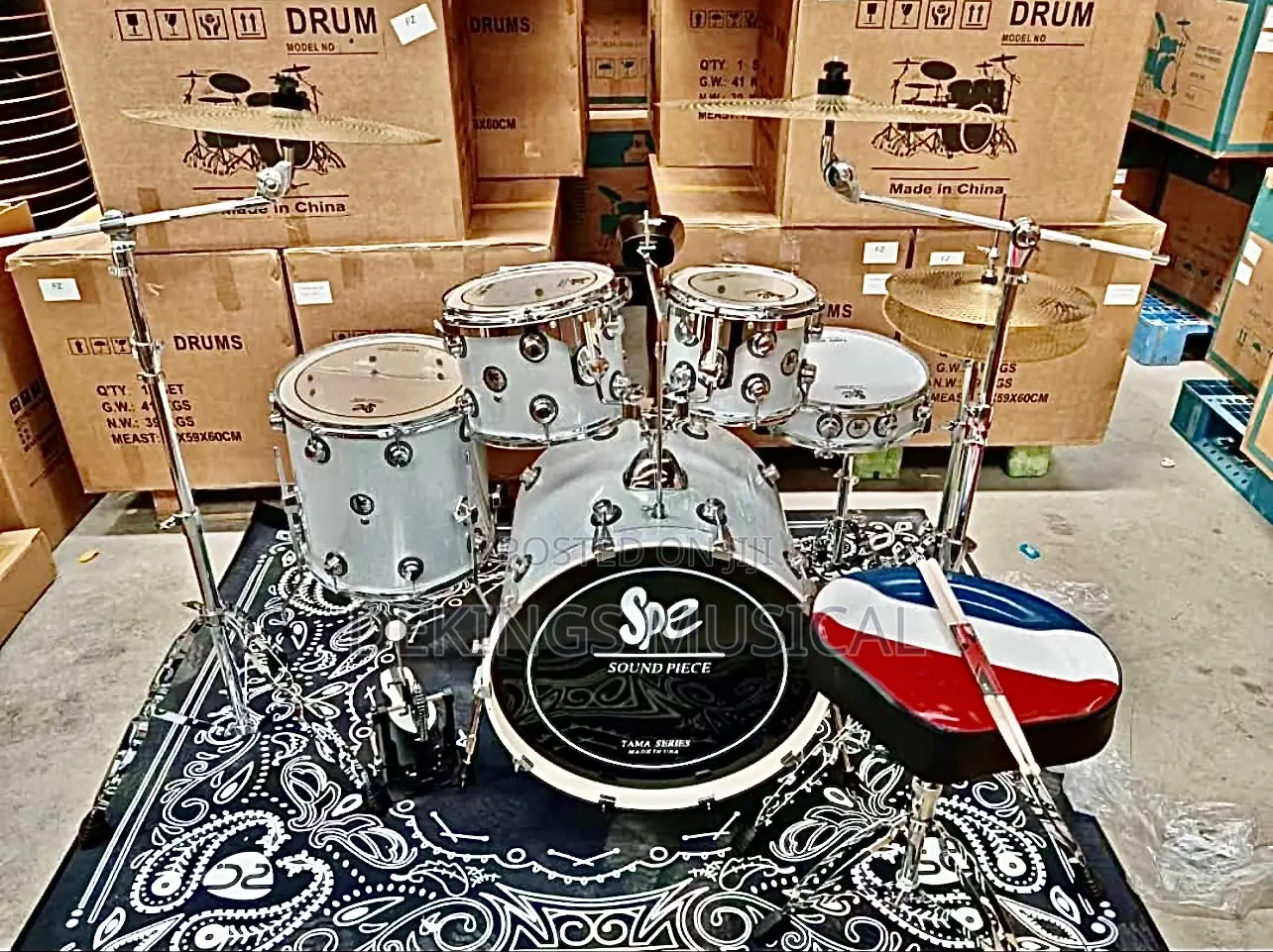Sound Piece Custom Drum Set 5 Piece