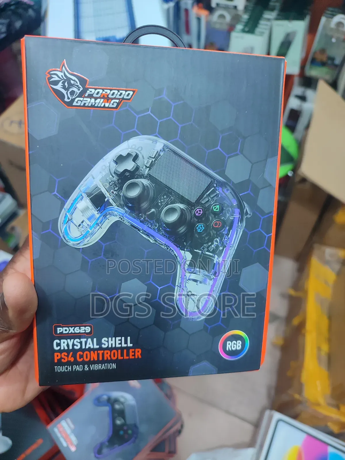 Porodo Gaming Pdx629 Crystal Shell Wireless Ps4 Controller
