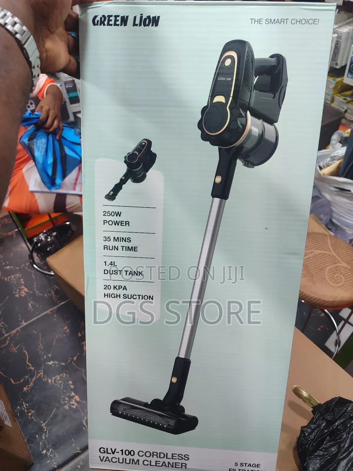 Green Lion GLV 100 Cordless Vacuum Cleaner