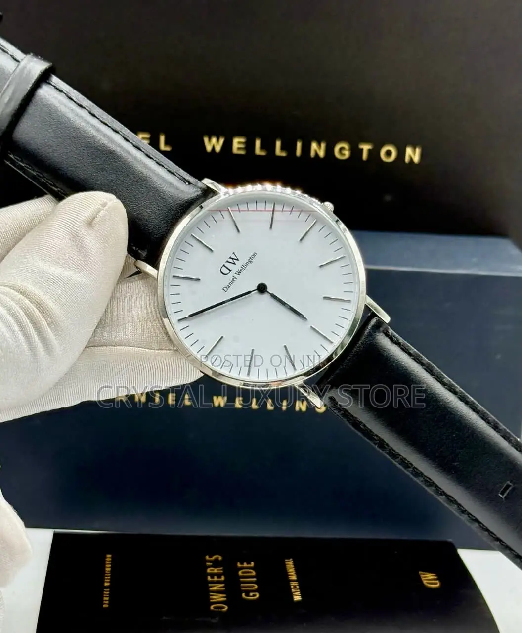 Daniel Washington Quality Luxury Genuine Leather Wristwatch