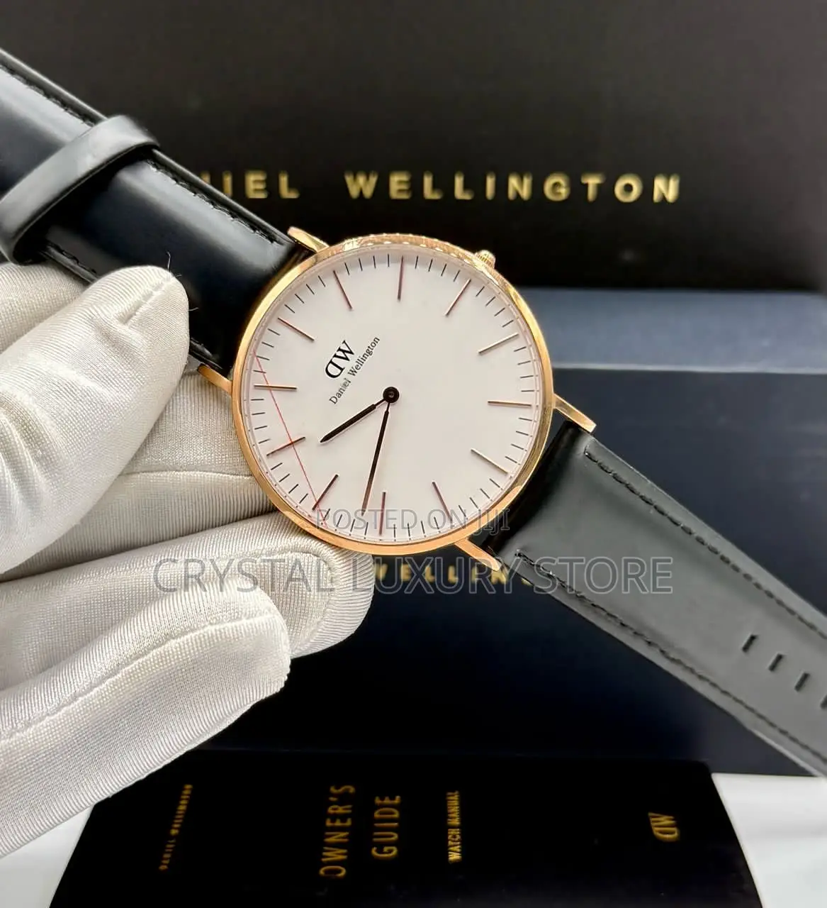 Daniel Washington Quality Luxury Genuine Leather Wristwatch
