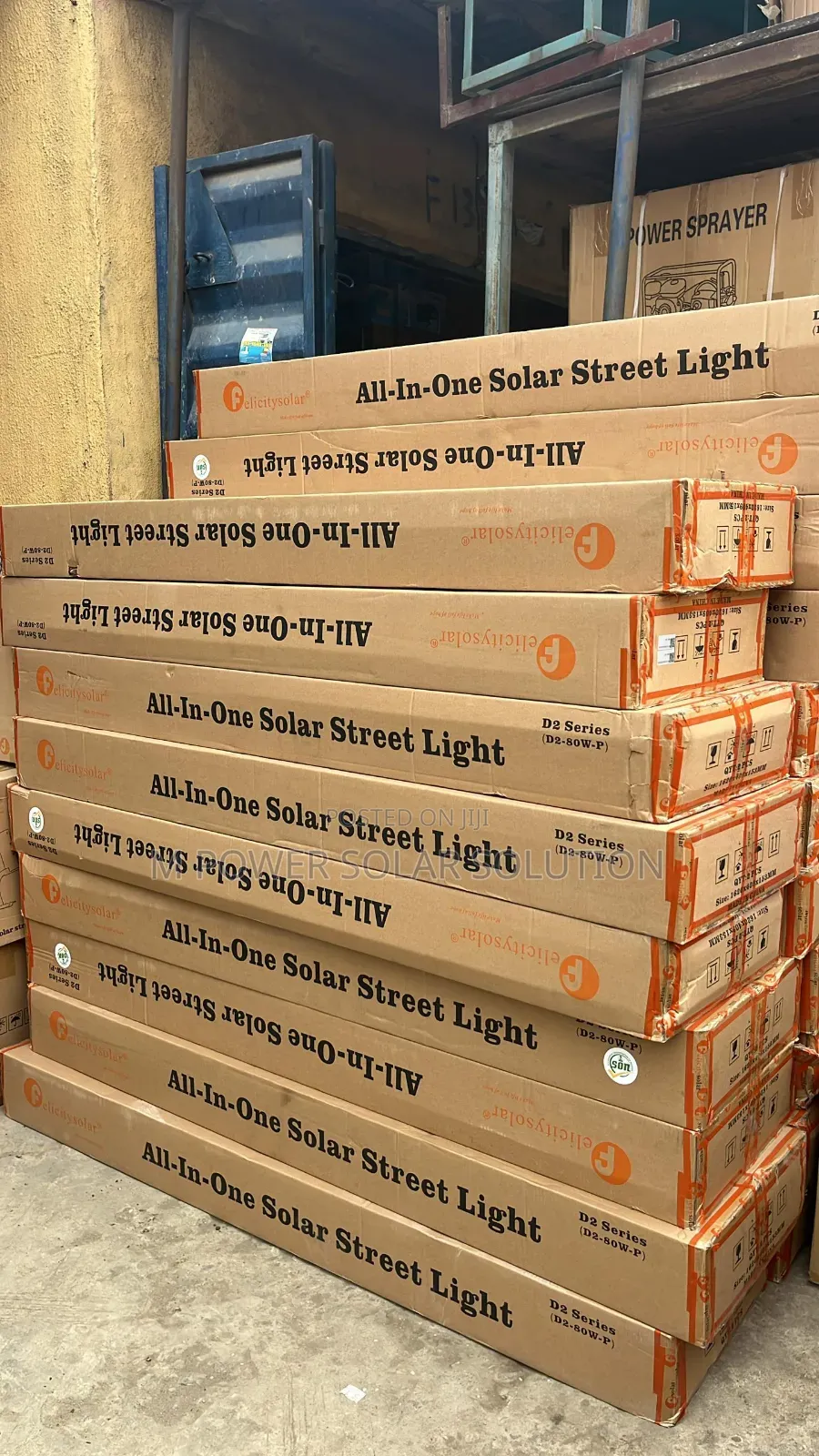80w D2 Felicity Solar Street Lights
