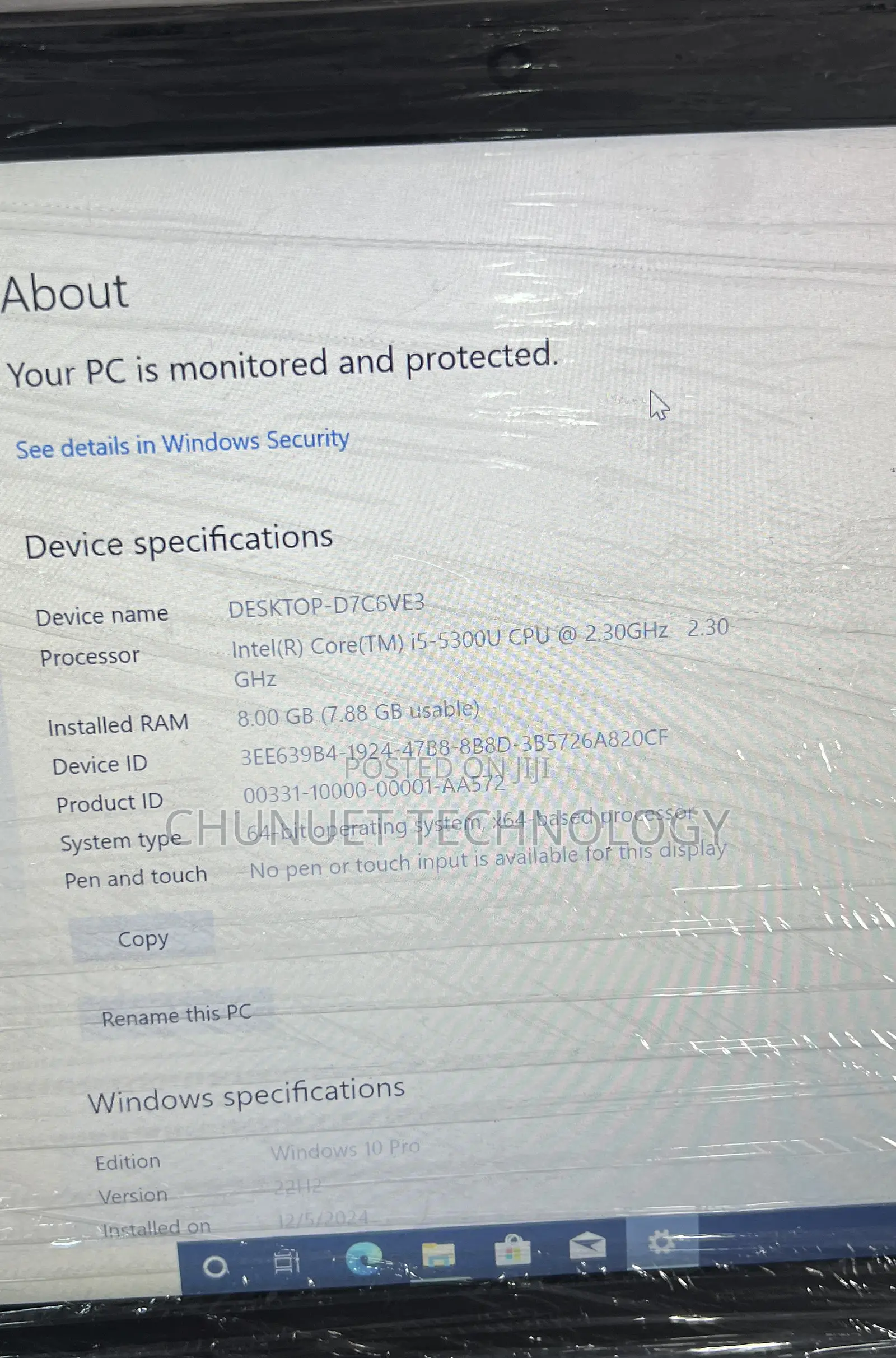 Laptop Lenovo ThinkPad X1 Carbon 8GB Intel Core I5 SSD 256GB
