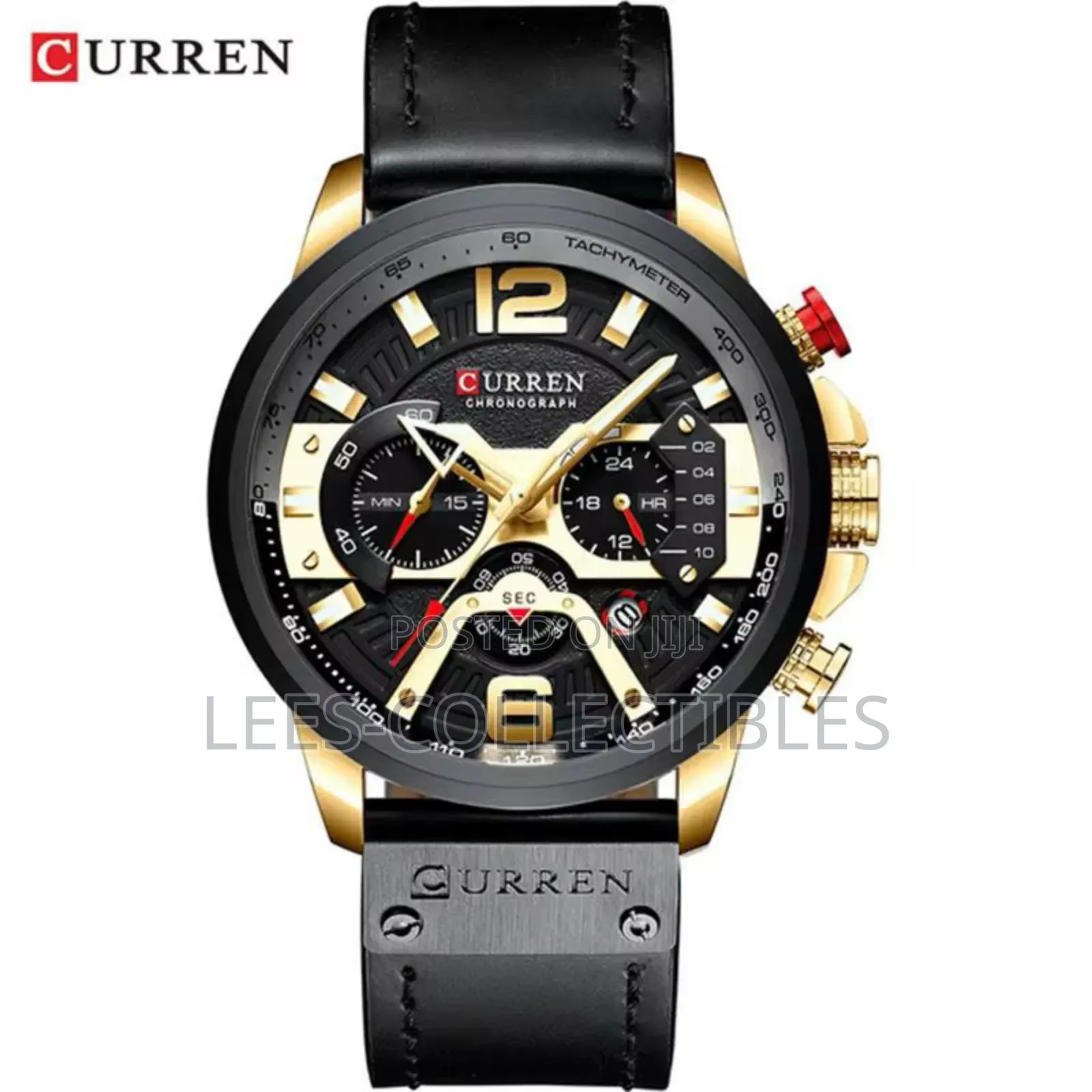 Best Quality Curren Leather Chronograph Watch