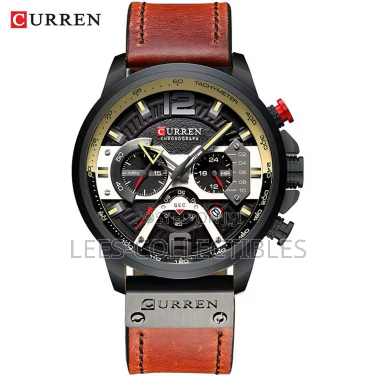 Best Quality Curren Leather Chronograph Watch