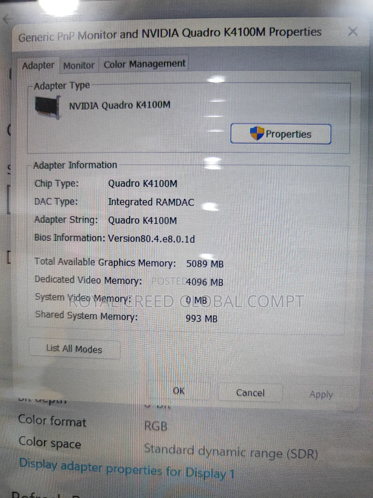 Laptop Dell Precision M6800 32GB Intel Core I7 HDD+SSD 1T