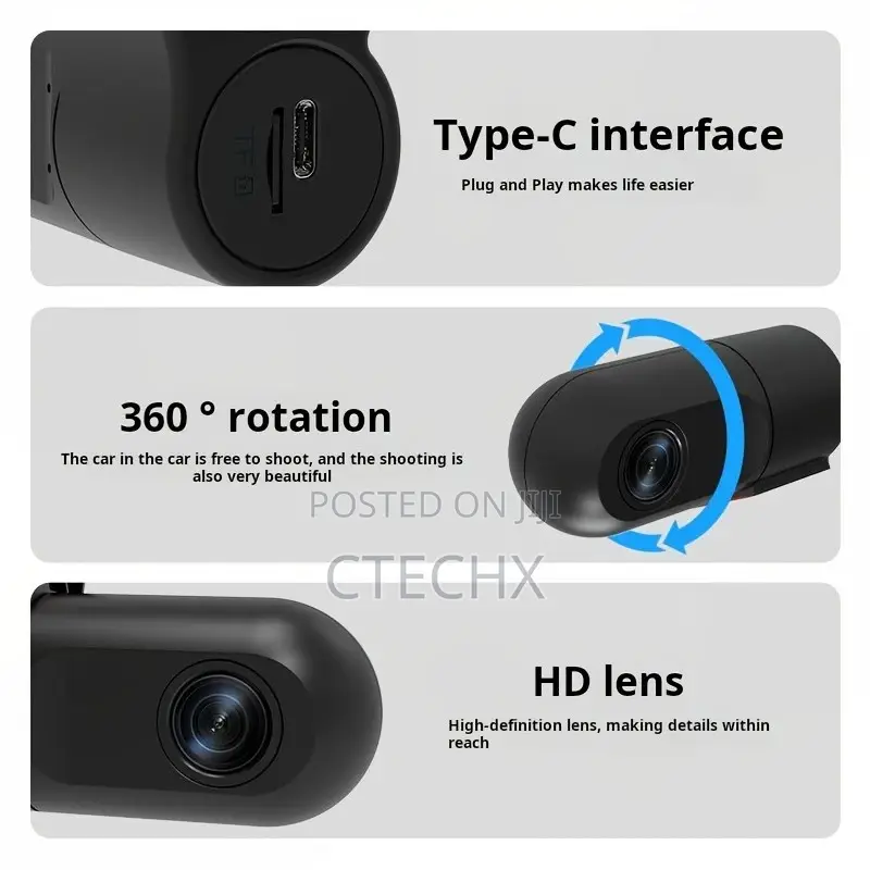 Mini Hd Wifi Dash Camera Driving Recorder With Mobile App