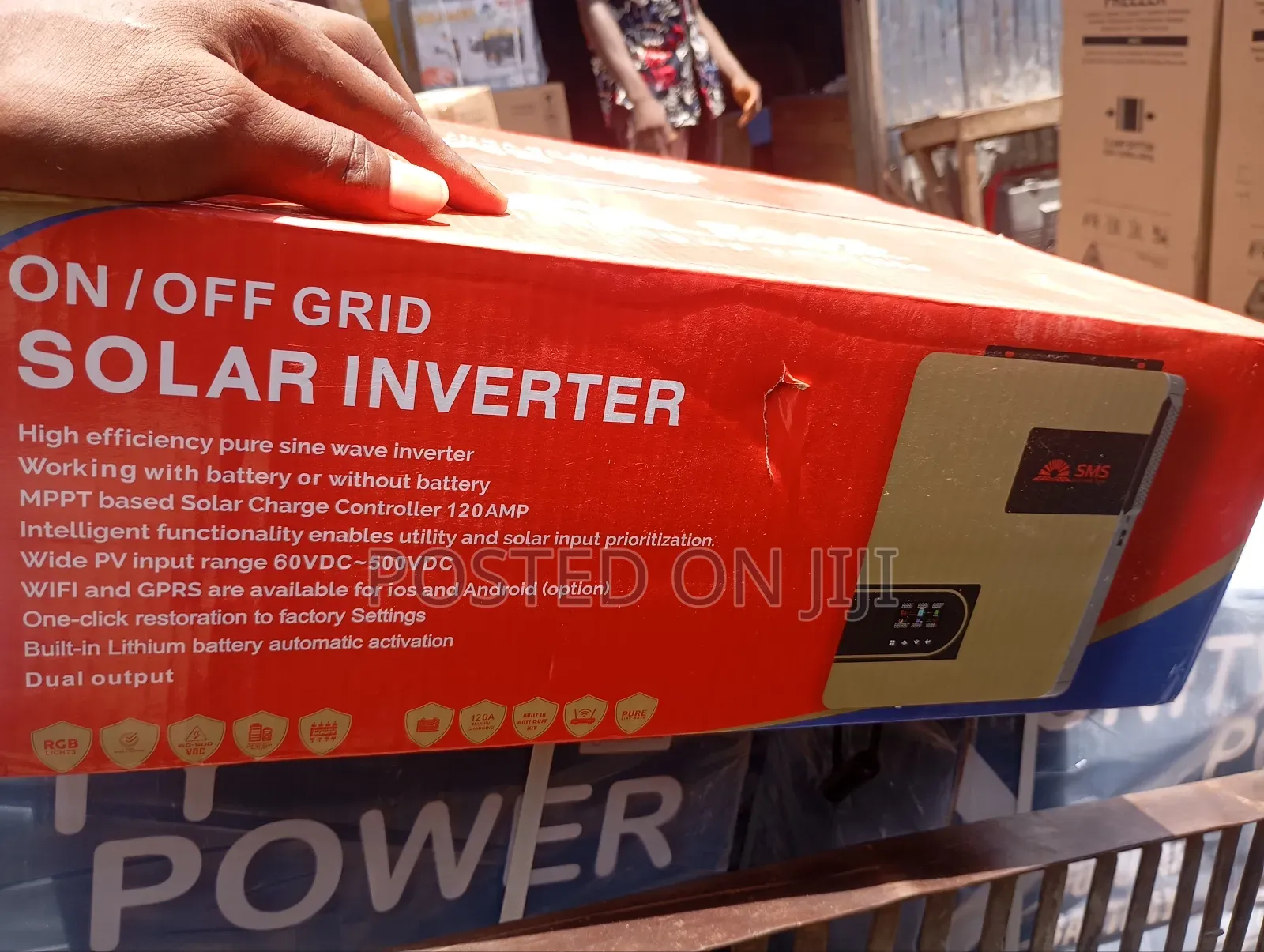 High Quality SMS 6.2kva/48v Hybrid Solar Inverter
