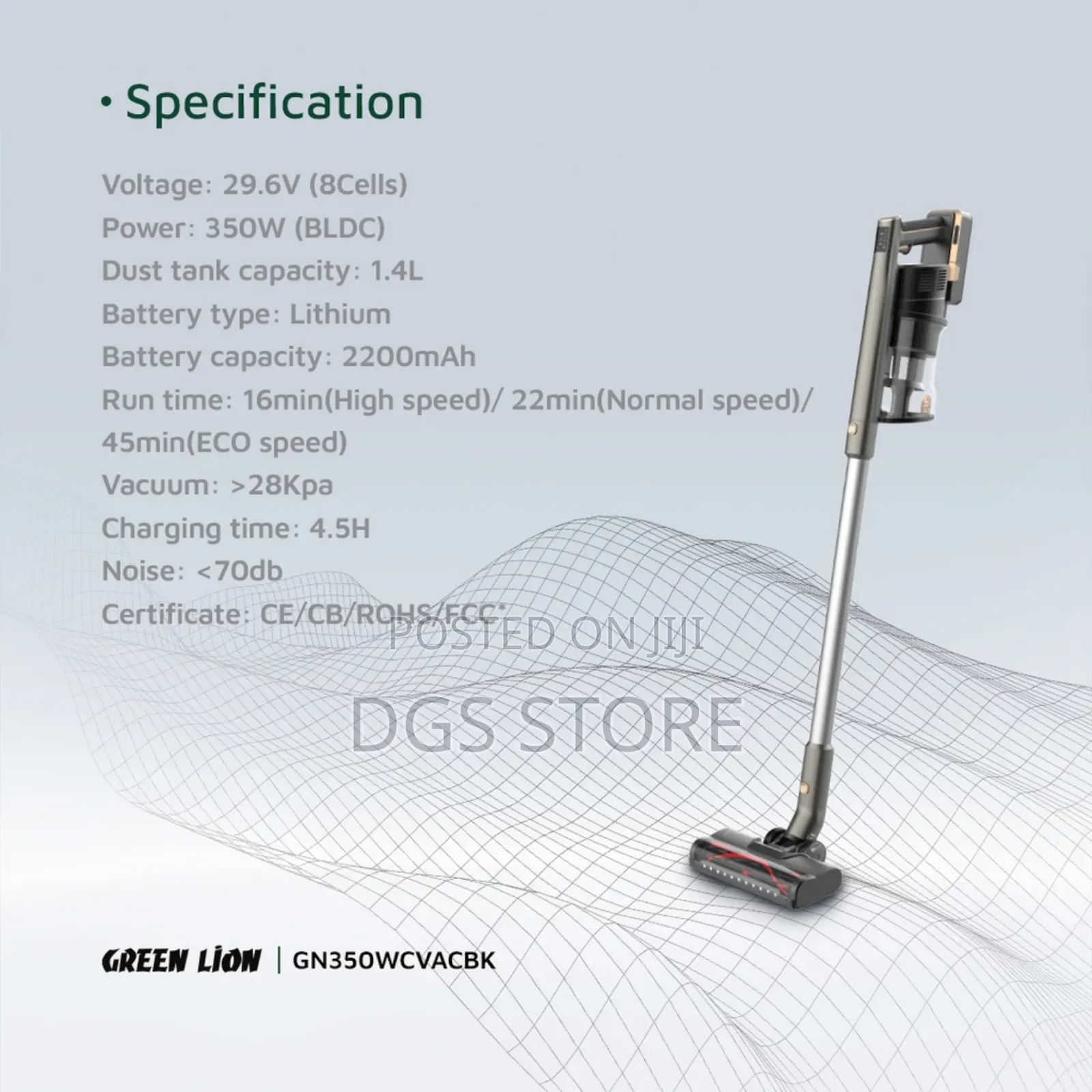 Green Lion Turbo Pro Vacuum Cleaner