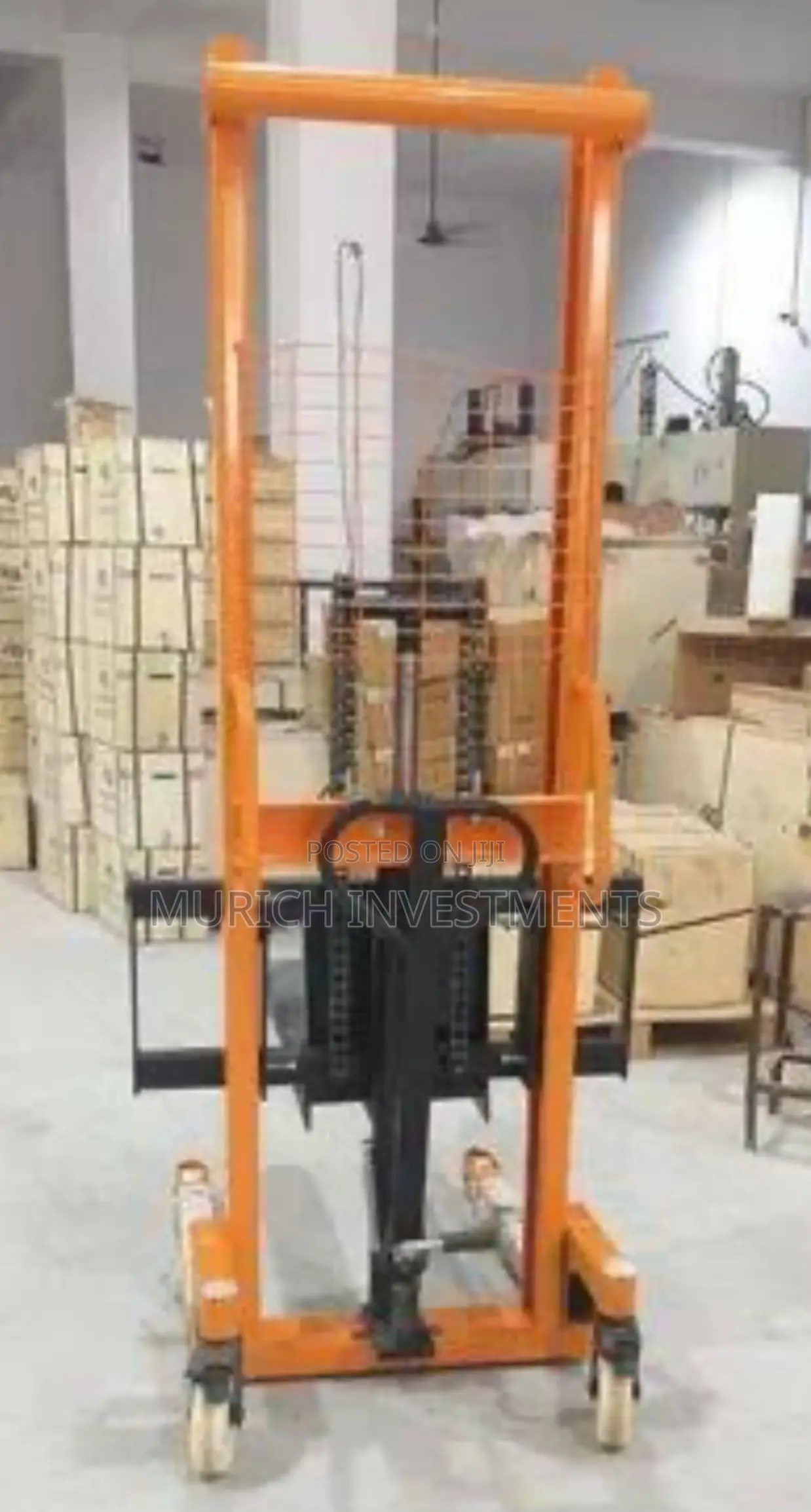 Mild Steel Manual Stacker for Commercial Use 2ton