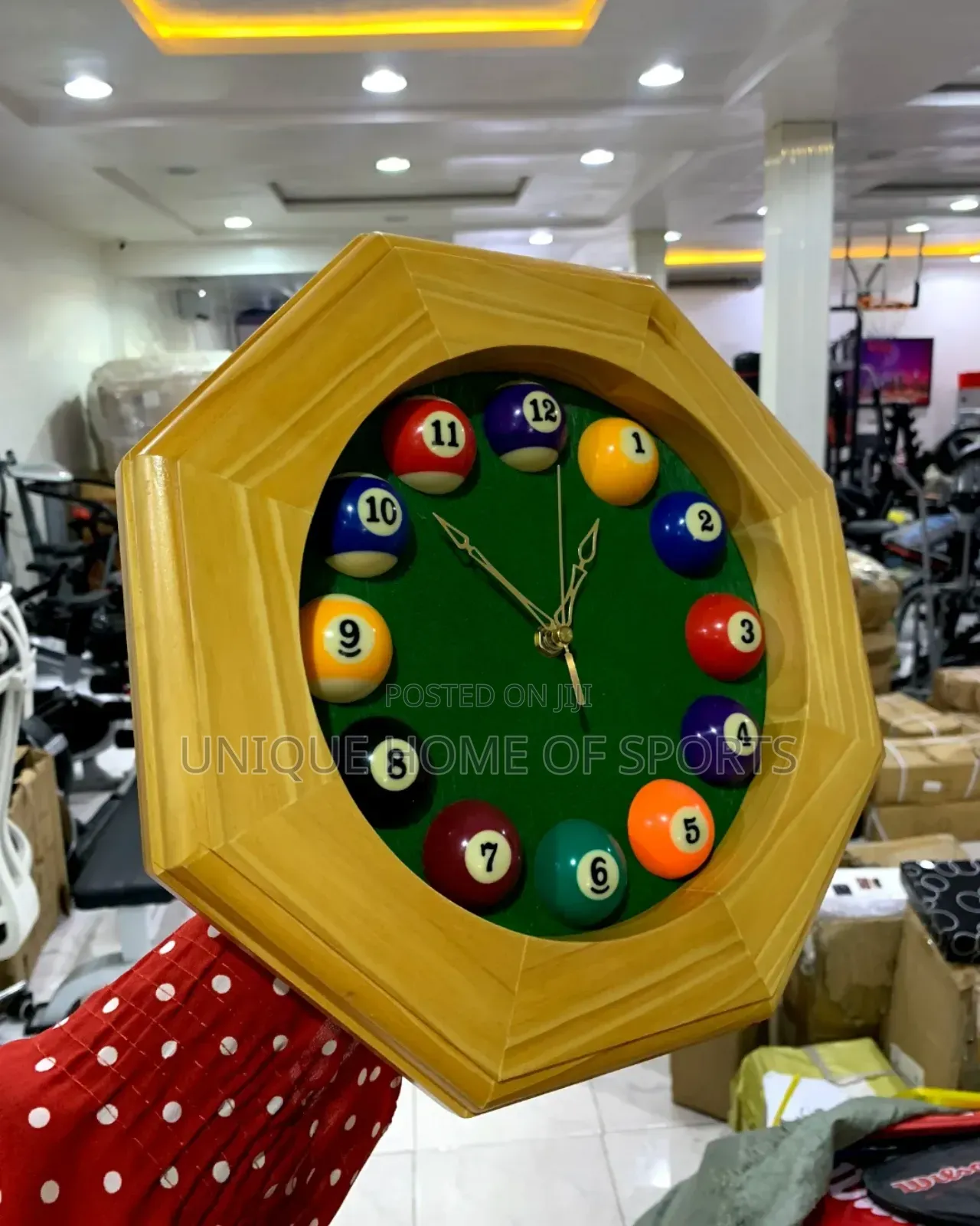 Snooker Themed Clock