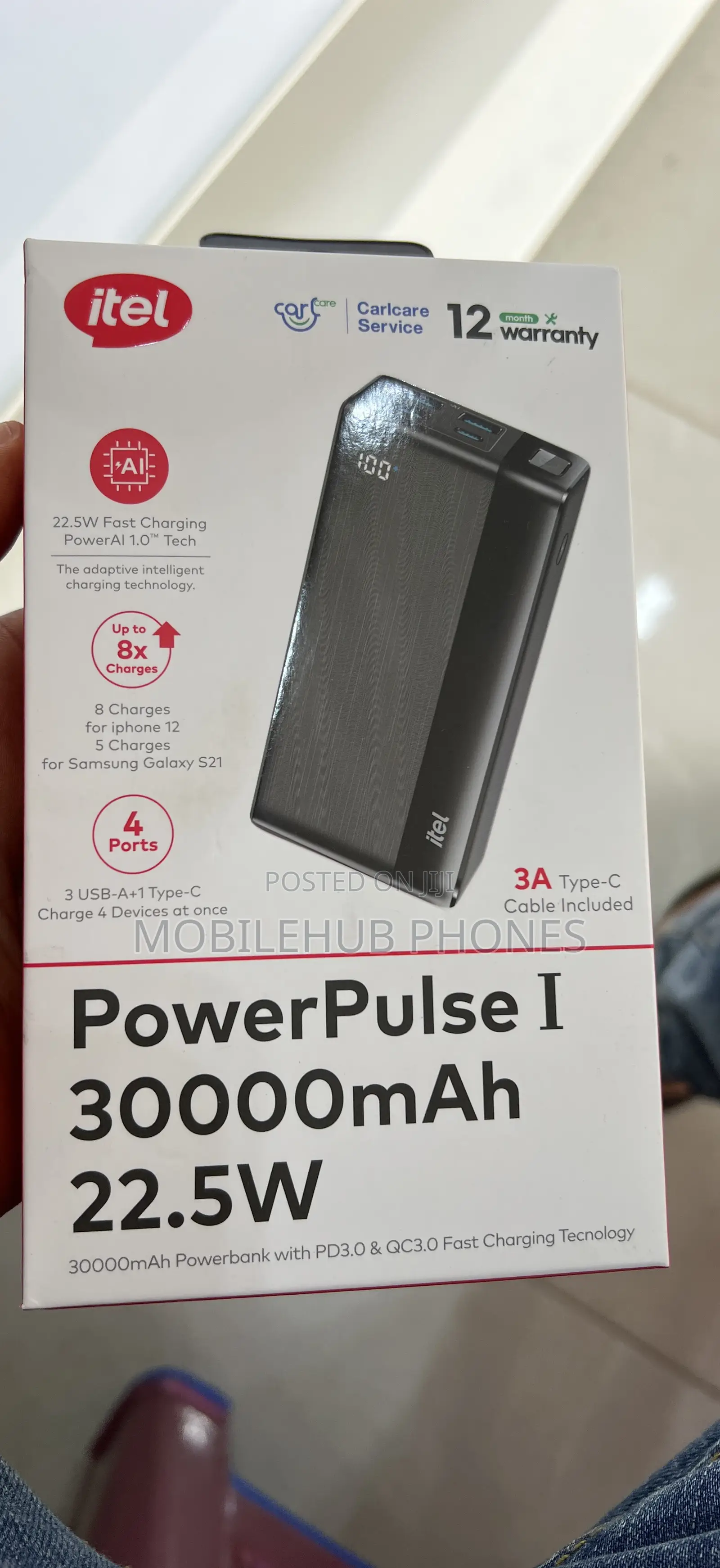 Itel 30,000 Mah Power Bank