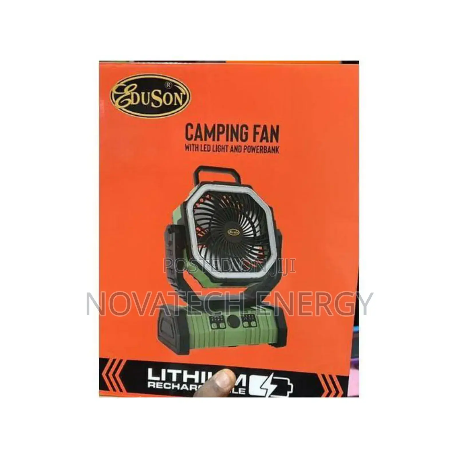 Camping Fan With Light and 20,000 Mah Power Bank