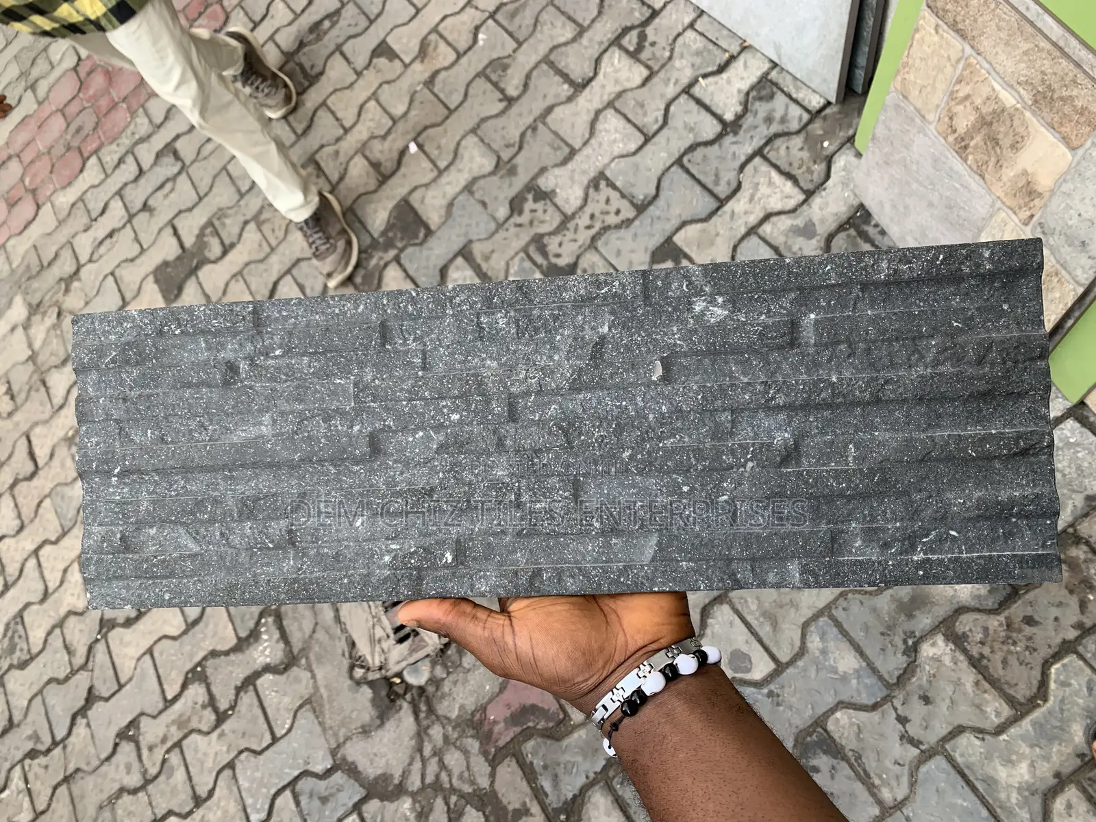 Black Outside Stone Tiles