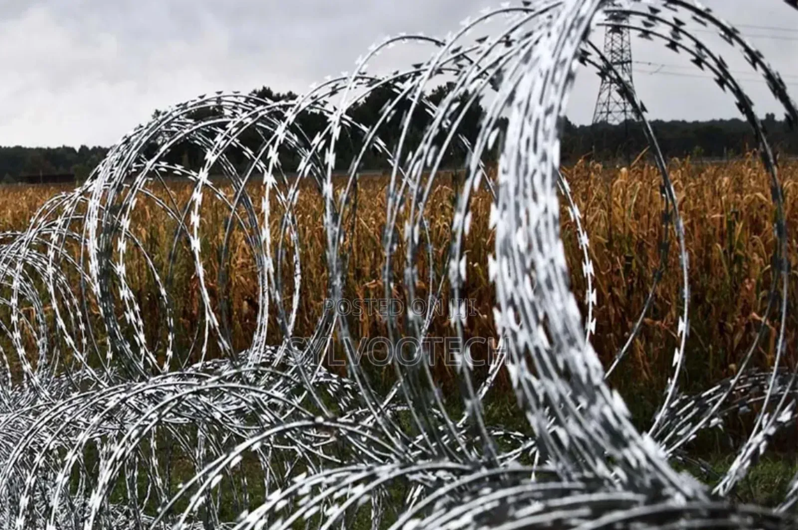 Barb Wire Fence Installation