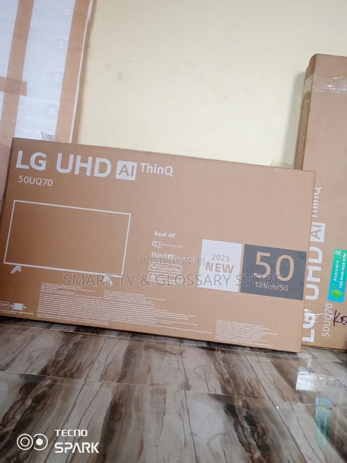 50 Inches With Voice Control