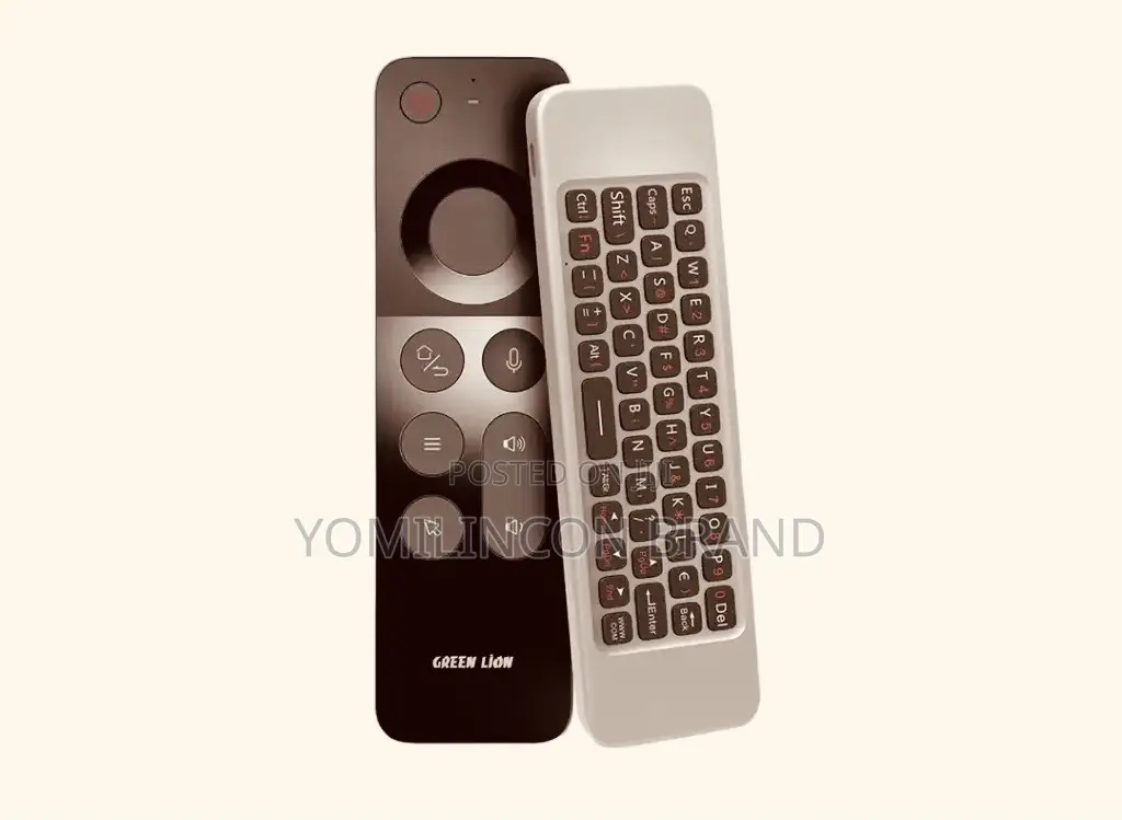 Green Lion 4 in 1 Wireless Remote With Keyboard - Black