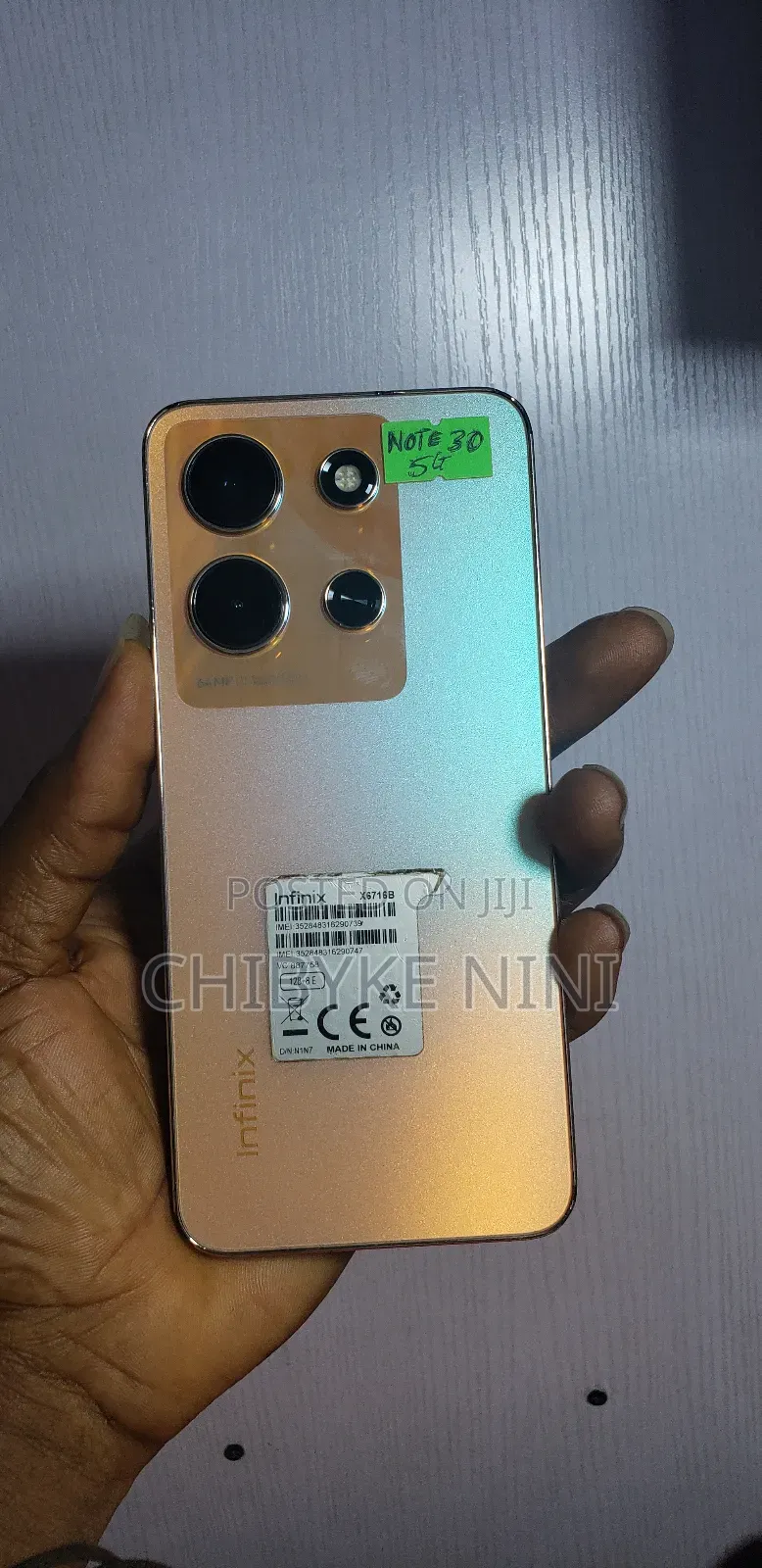 Infinix Note 30 5G 128 GB Gold