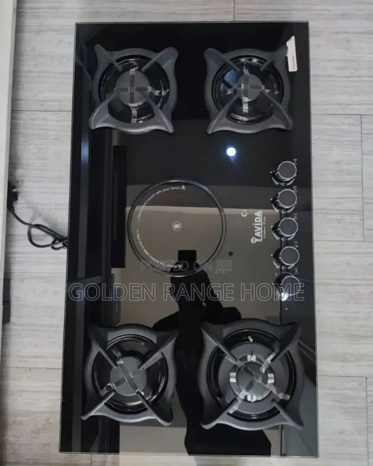 8mm Tempered Glass 4+1 Burner Turkish
