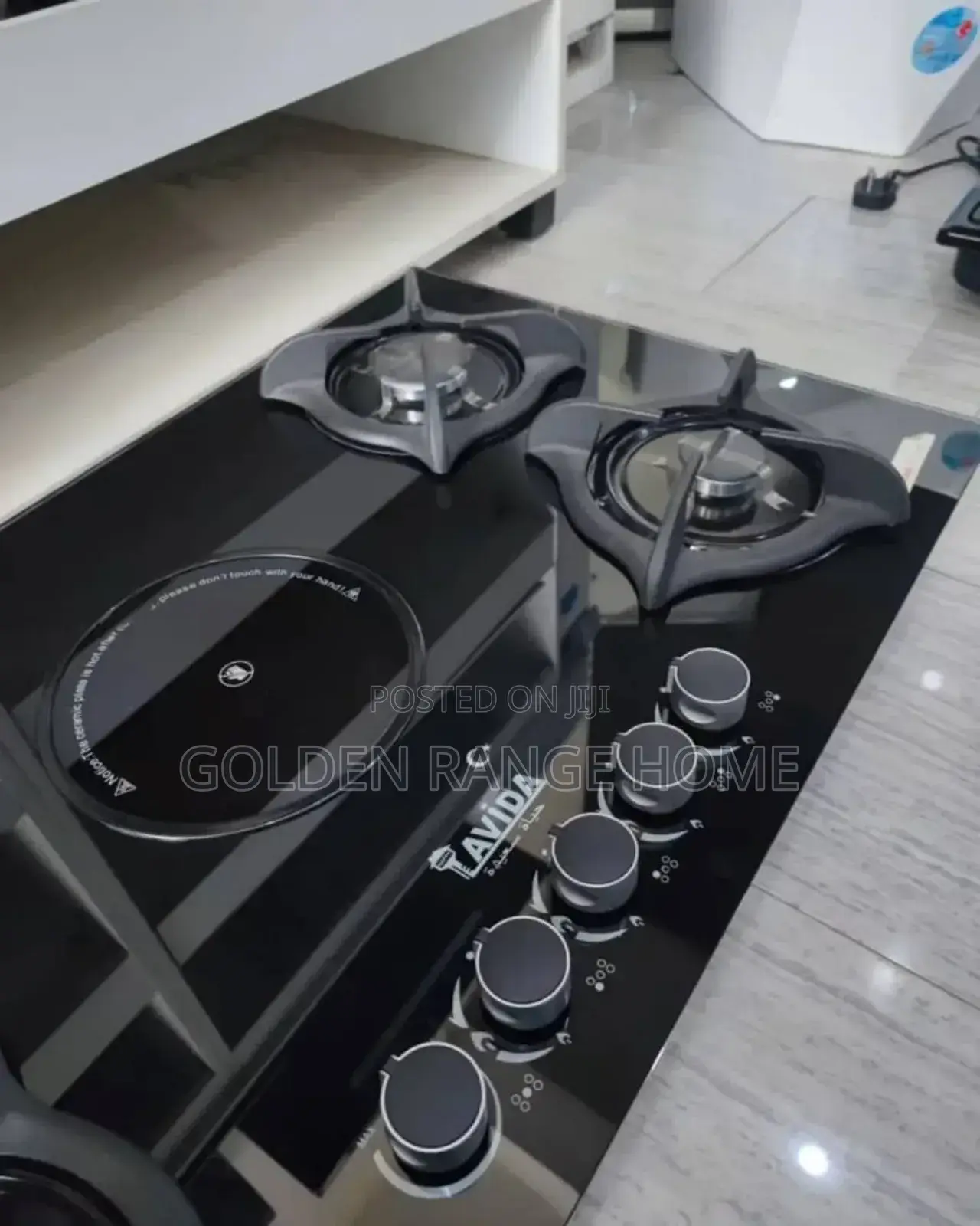 8mm Tempered Glass 4+1 Burner Turkish