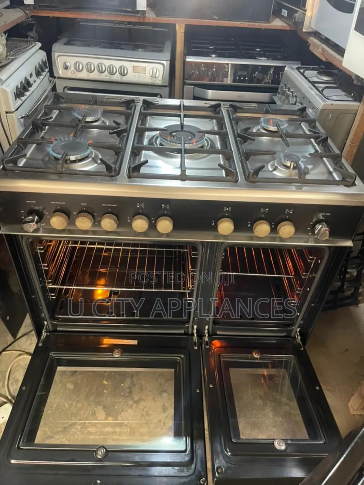 5burner Double Gas and Grill