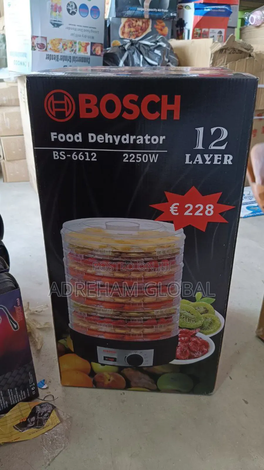 Bosch 12 Layers Food Dehydrator 2250watts