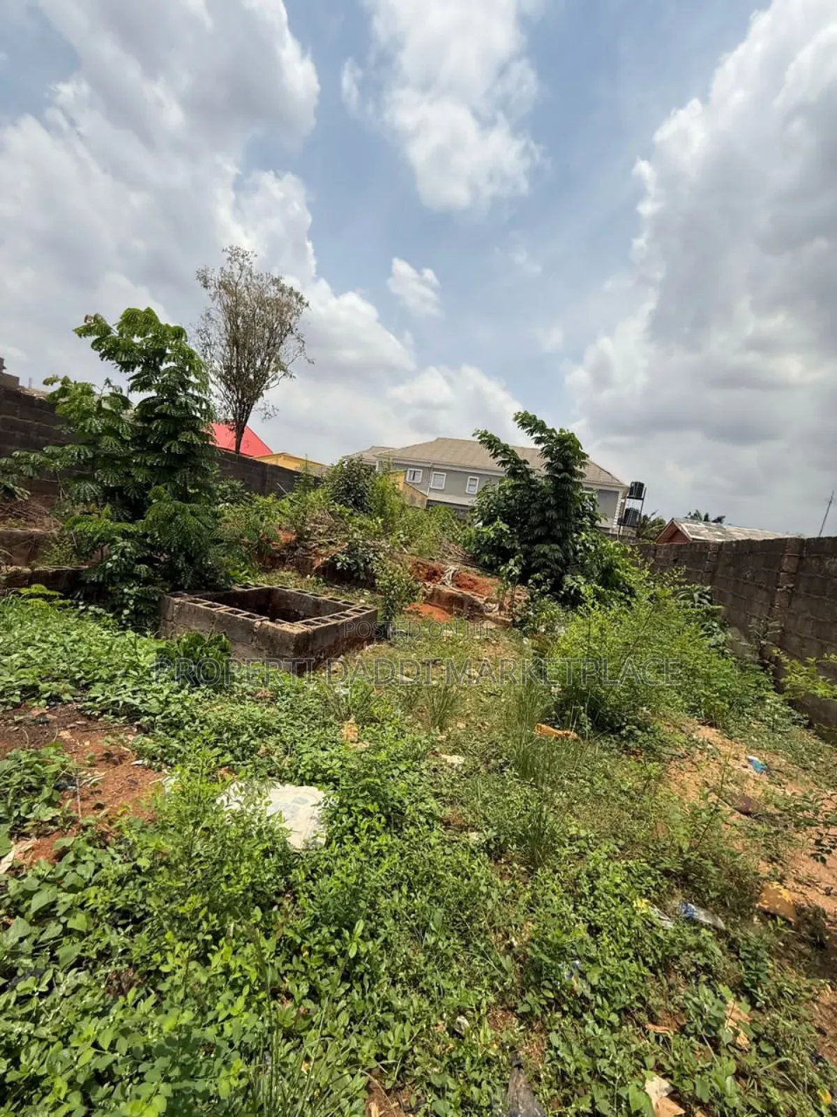 Dry Land Measuring 40 by 120ft in an Estate