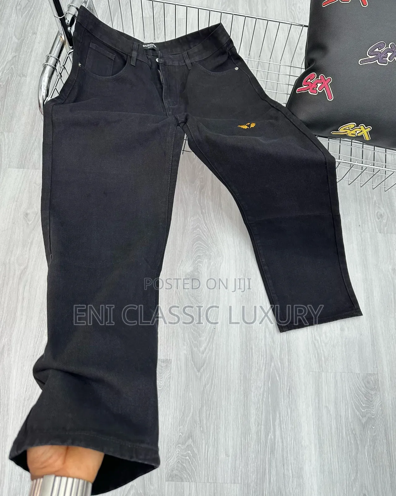 Original Luxury Men's Cargo Jeans Balenciaga Big Quality
