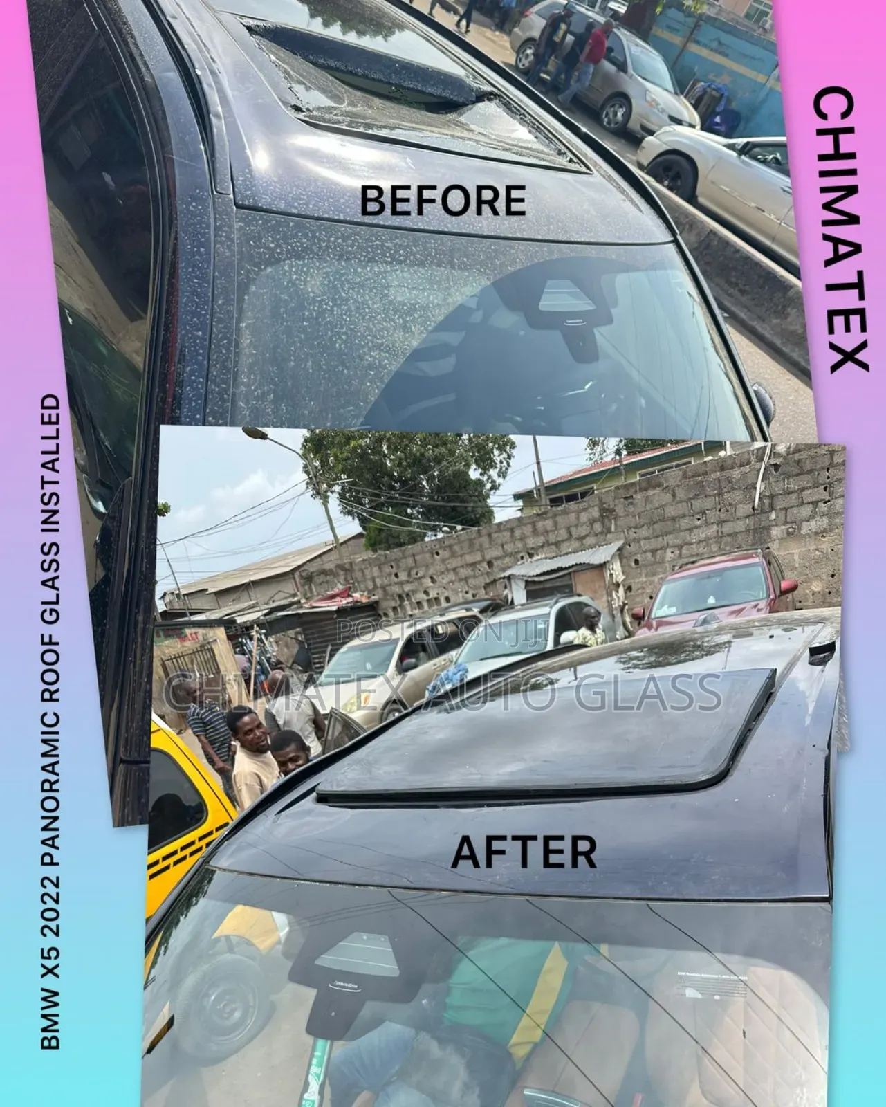 BMW X5 2022 Panoramic Roof Work Installed Perfectly 