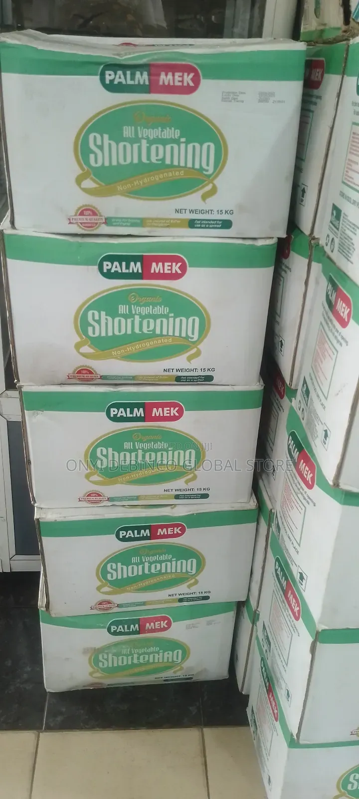 Palm Mek Organic All Vegetable Shortening 15kg and 1kg