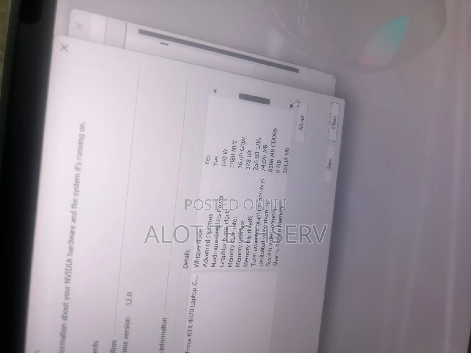 Laptop Dell Alienware X16 R2 32GB Intel Core Ultra 9 SSD 1T