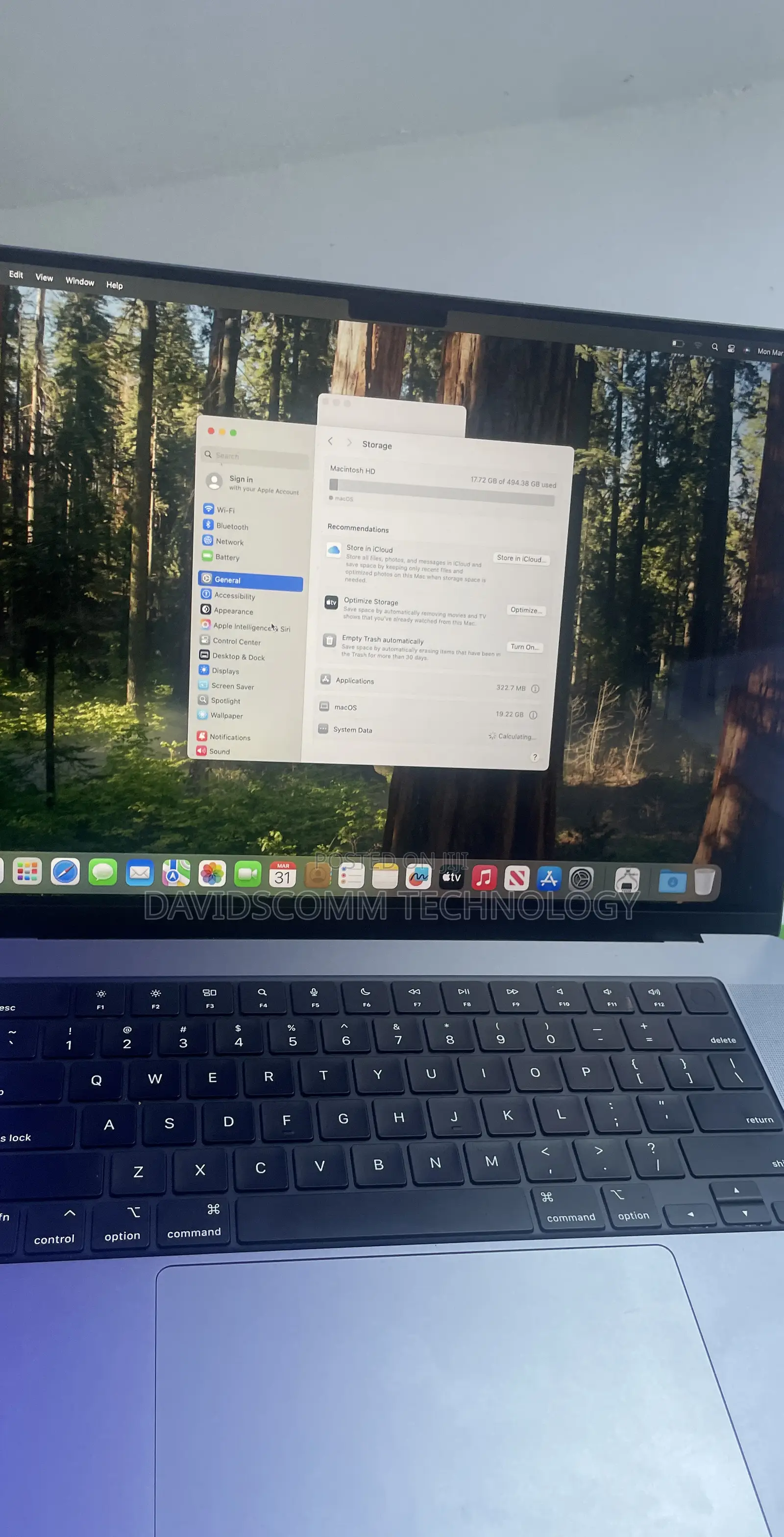 Laptop Apple MacBook Pro 2021 M1 32GB Apple M1 Pro SSD 512GB