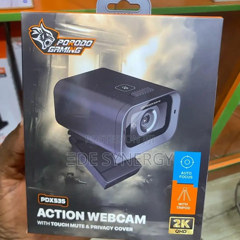 Porodo Gaming Action Webcam Pdx535.