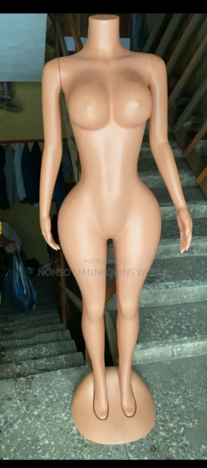 Size 12 Headless Plastic Female Mannequin