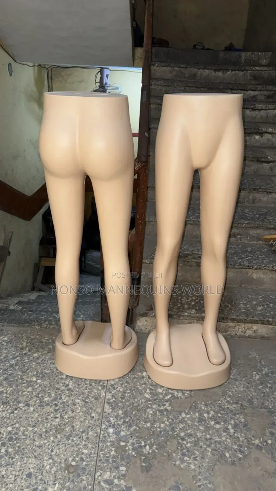 Male Plastic Half Mannequin For Displaying Shorts N Trouser