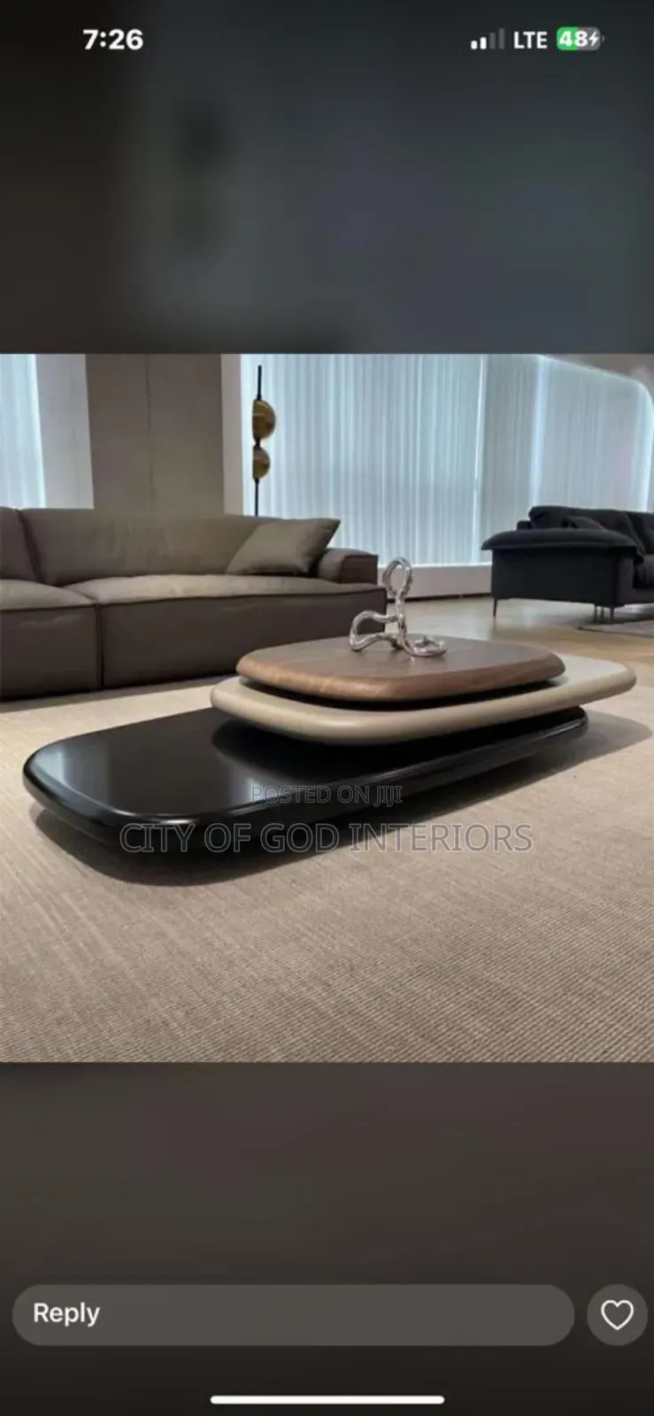 High Class Imported Center Table Set Lq