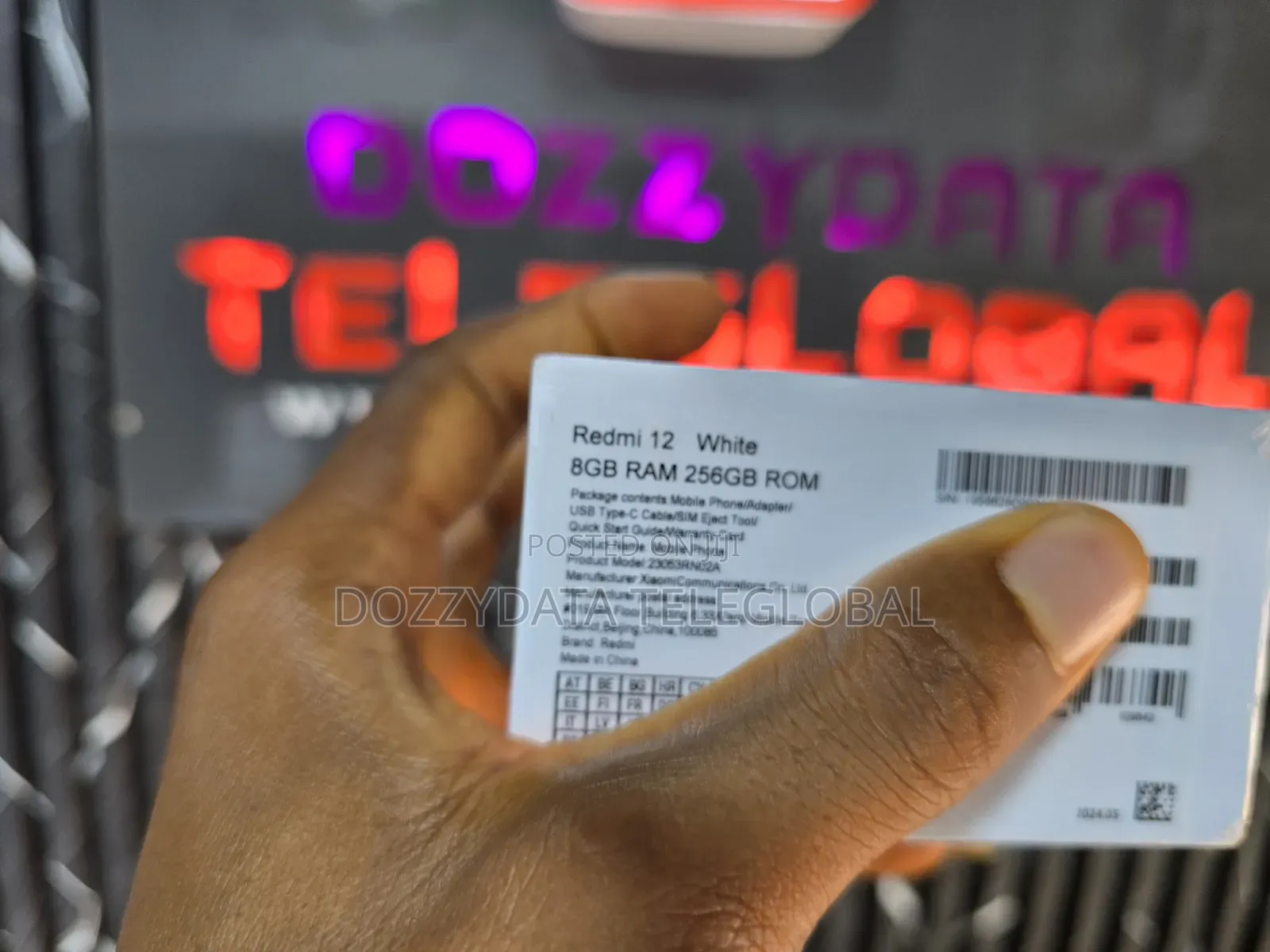 New Xiaomi Redmi 12 256 GB